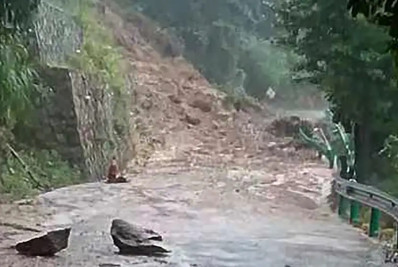 Deslizamento de terra deixa 11 mortos na China