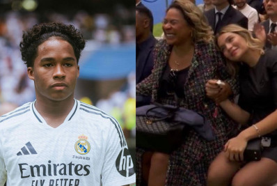 Após polêmicas, namorada e mãe de Endrick posam juntas em evento