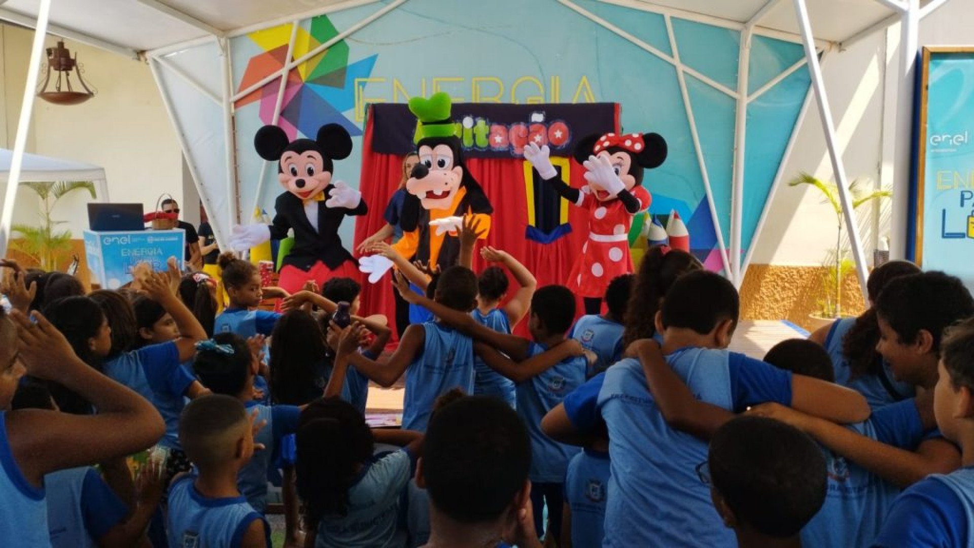 Cultura e entretenimento para crianças na Praça do Peixe - Divulgação/Enel