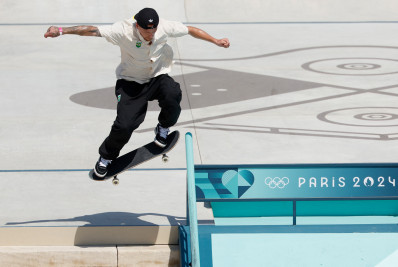 Giovanni Vianna e Felipe Gustavo ficam fora da final do skate street
