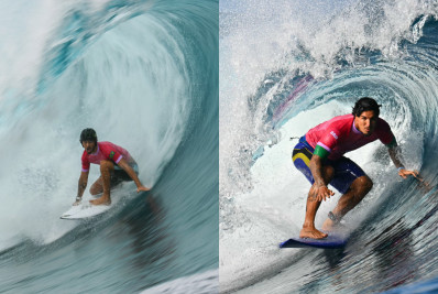 Medina e Chumbinho projetam duelo no surfe e elogiam ondas de Teahupo'o