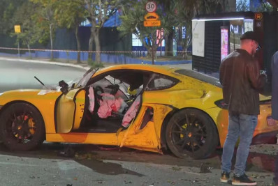 MP denuncia motorista do Porsche por morte de motocilista