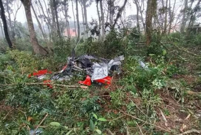 Aeronave cai e mata duas pessoas em Santa Catarina