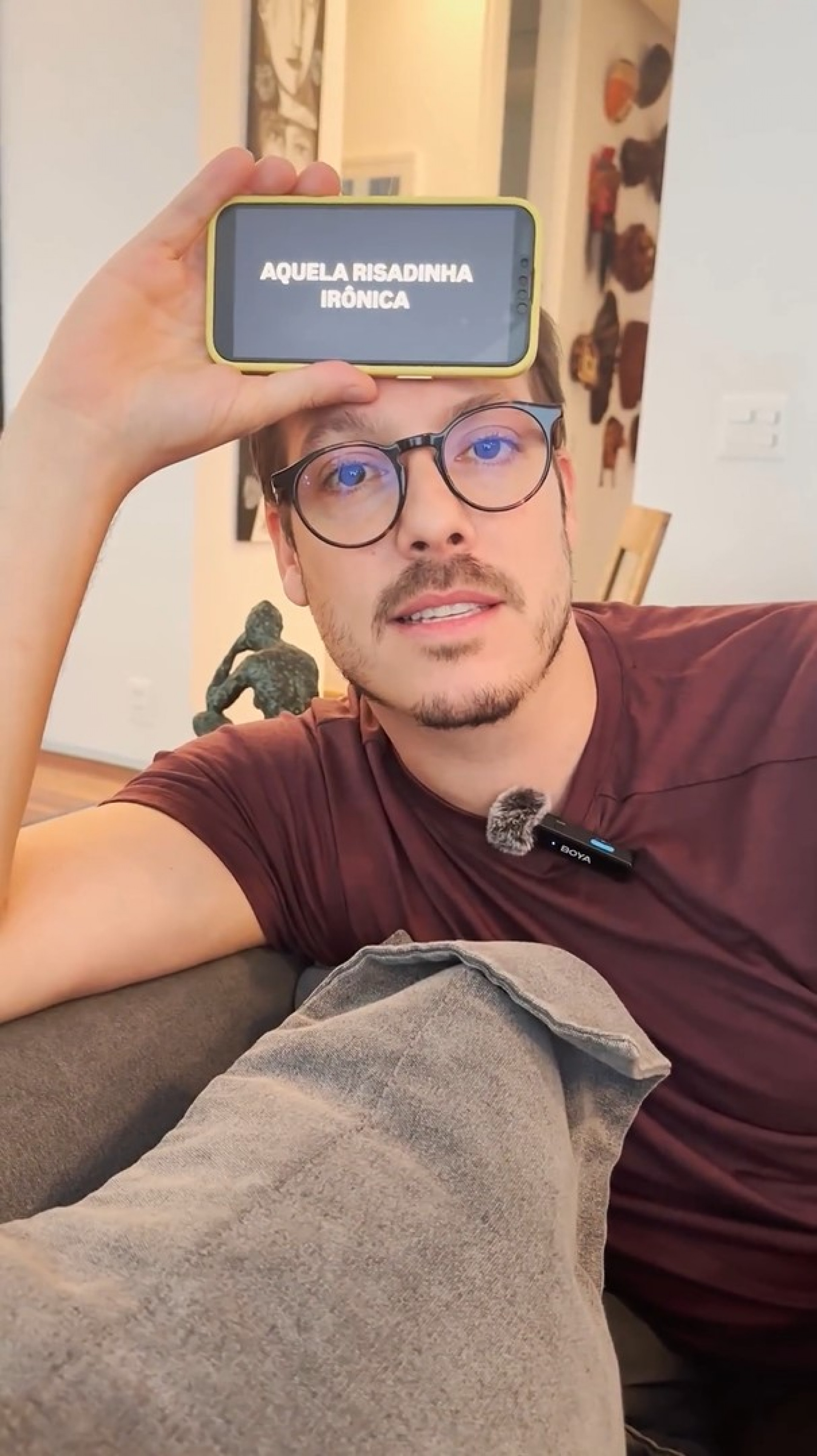 Fabio Porchat e Priscilla Castelo Branco arrancam risadas dos internautas com brincadeira de casal - Reprodução / Instagram