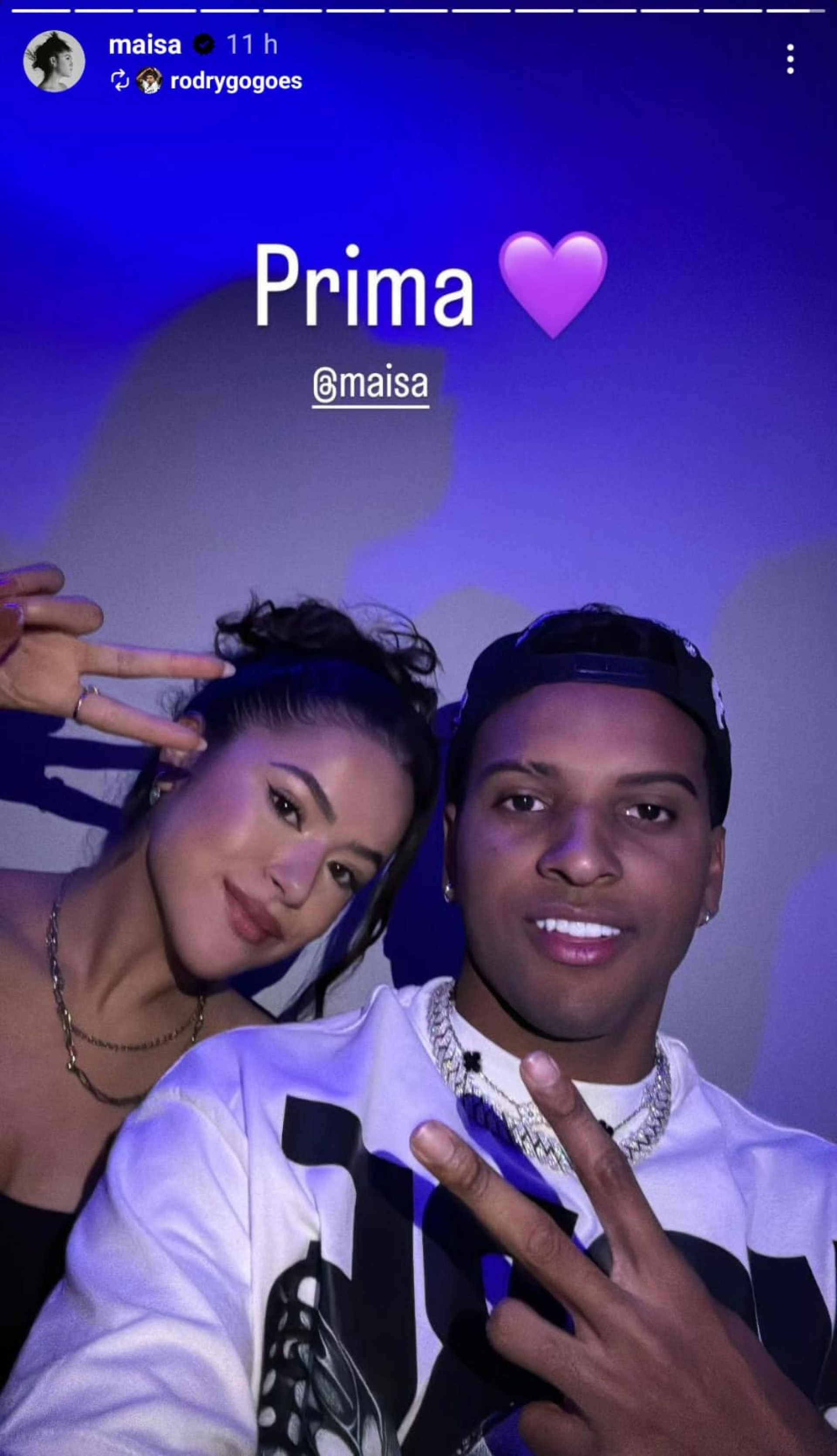 Maisa e Rodrygo - Reprodução / Instagram