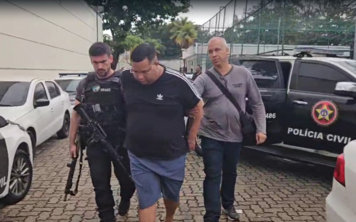 Prisão foi realizada por agentes da Draco com apoio do Gaeco do MPRJ - Divulgação / Polícia Civil