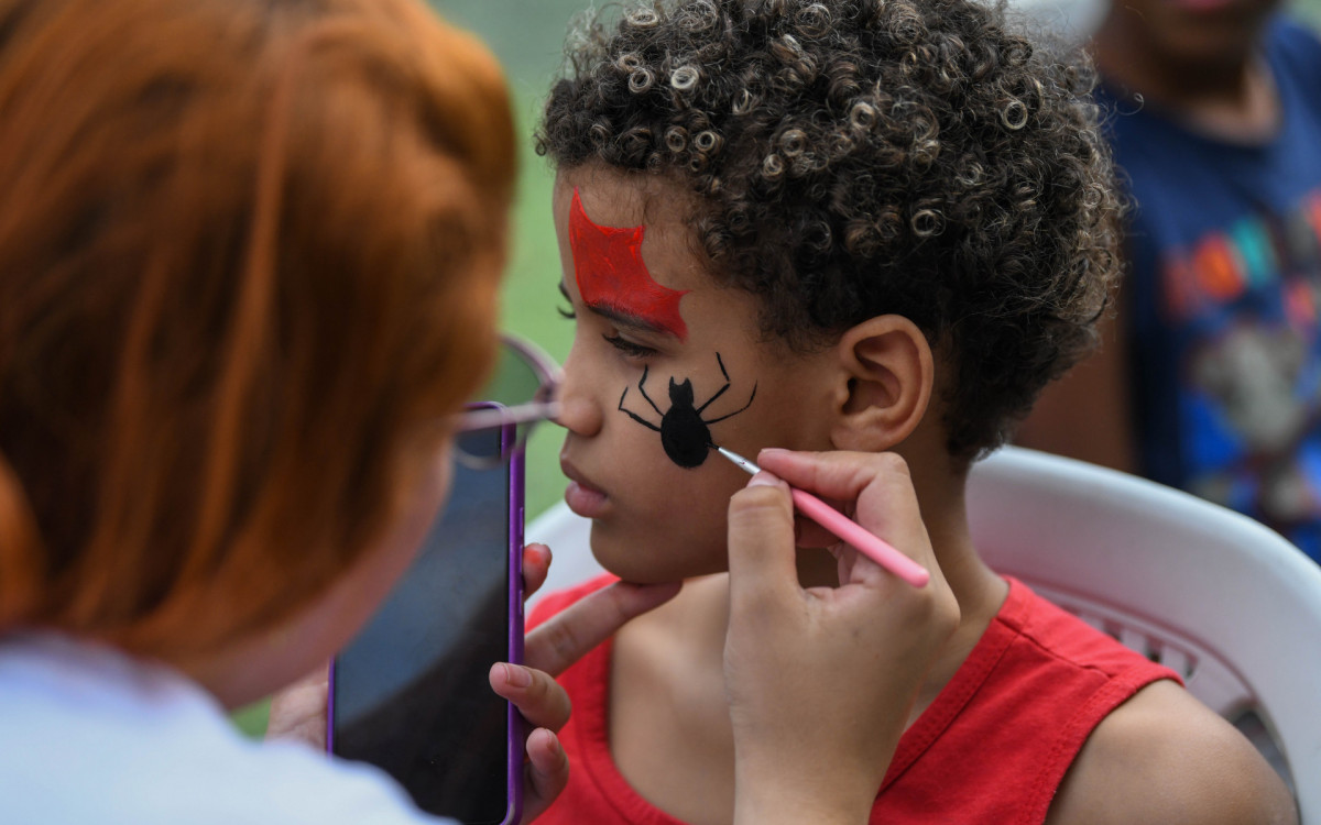 No Festival de Inverno de Guapimirim também tem atividade recreativa para a criançada