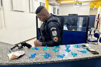 Polícia prende homem com arma e drogas no Portão Vermelho