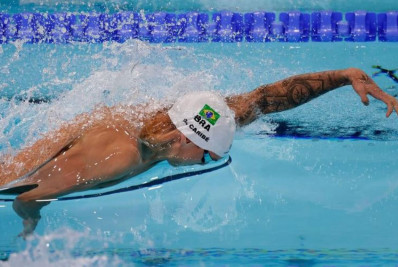 Guilherme Caribé é eliminado dos 100m livre de natação na semifinal