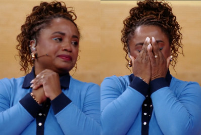 Daiane dos Santos chora após ginástica artística ganhar medalha de bronze nas Olimpíadas