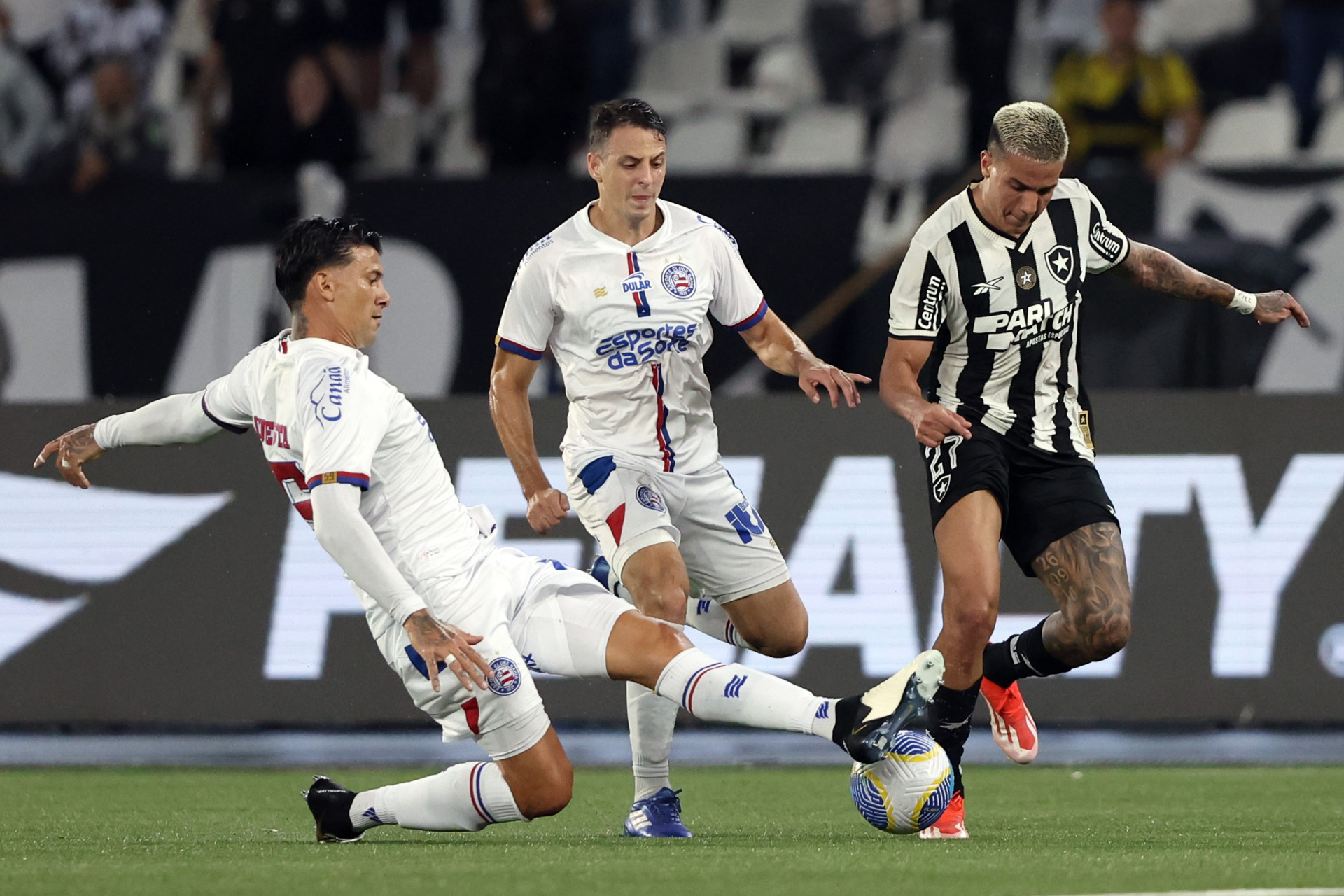 Lance do jogo entre Botafogo e Bahia - Vítor Silva/Botafogo