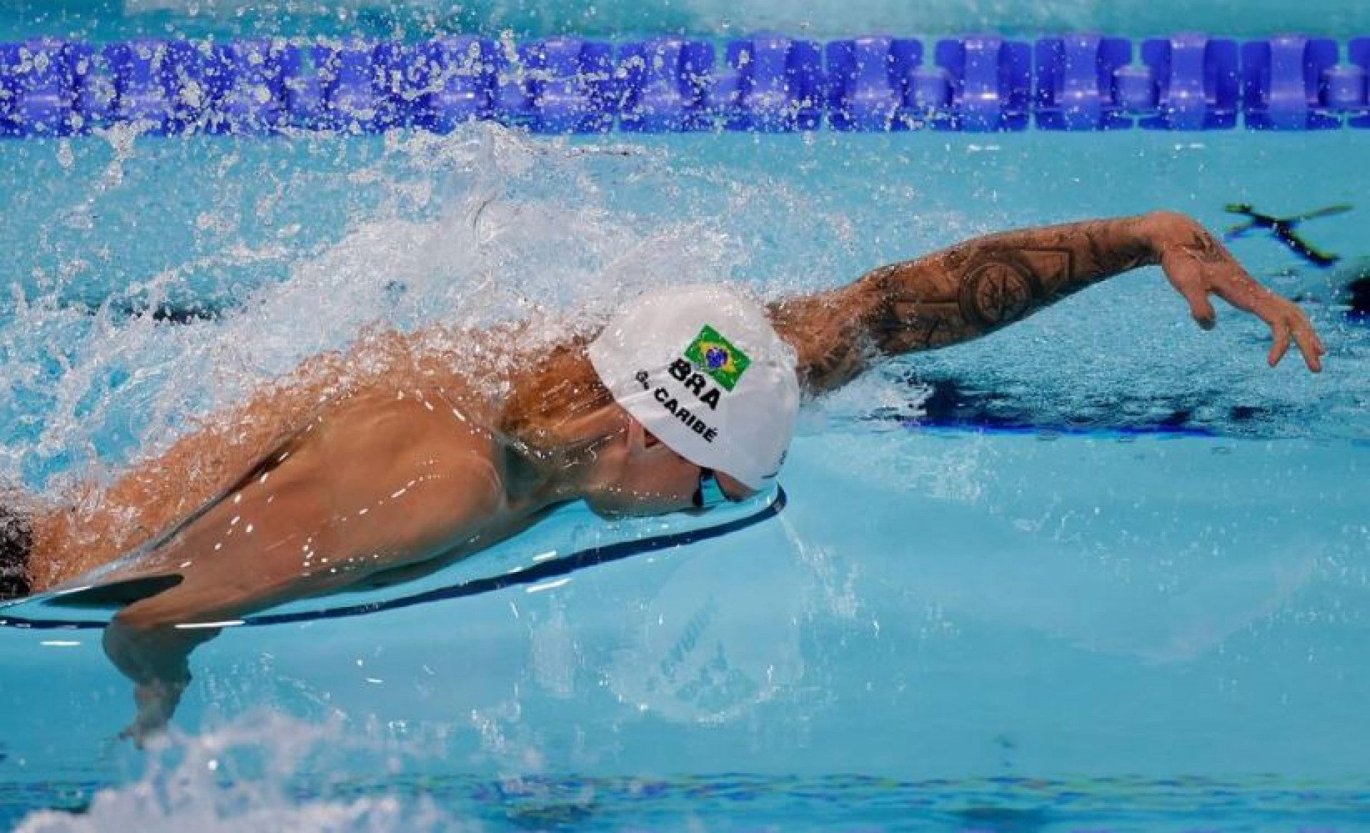 Guilherme Caribé não avançou nos 50m livre - Satiro Sodré / CBDA