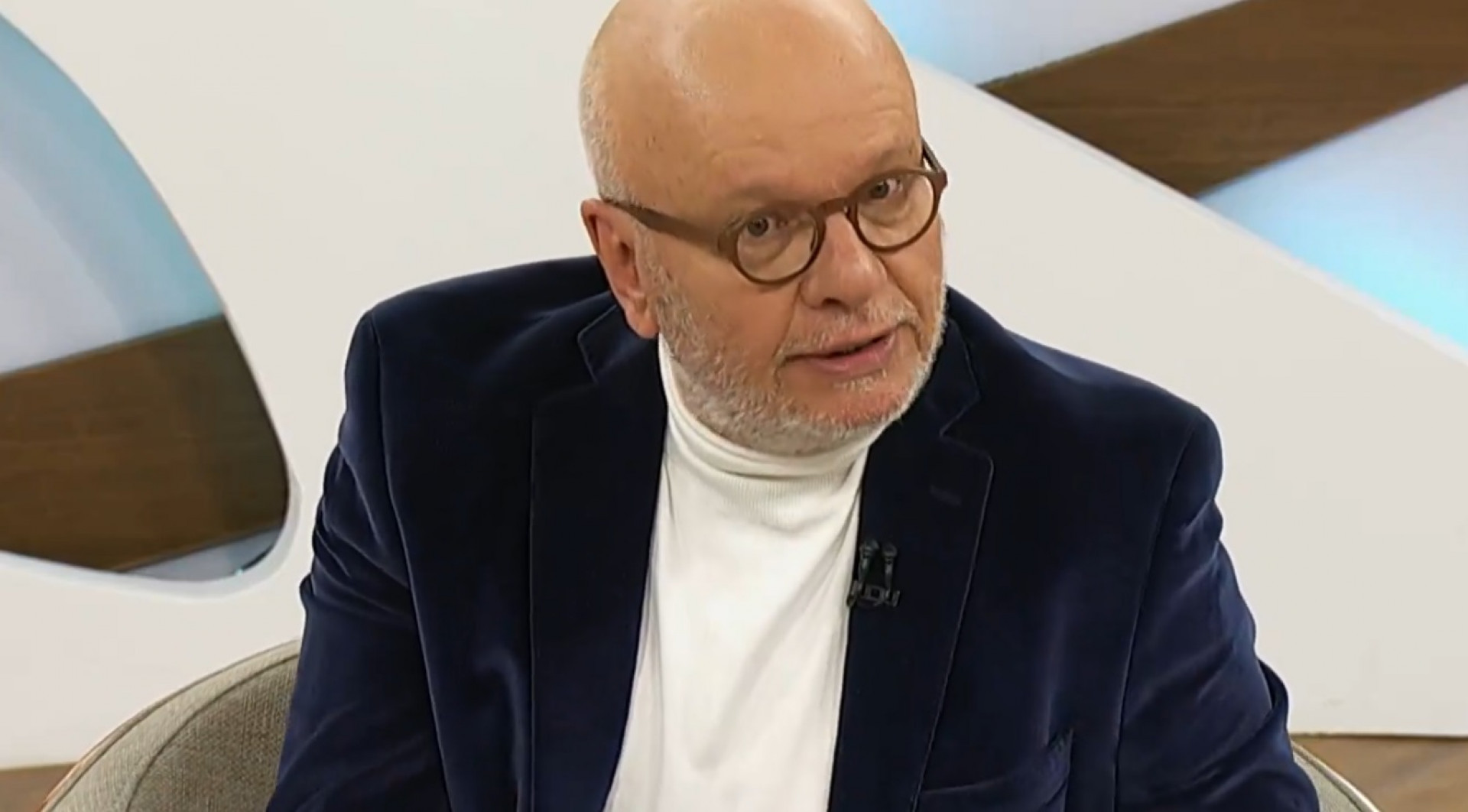 Marcelo Tas durante o 'Roda Viva' - Reprodução de vídeo