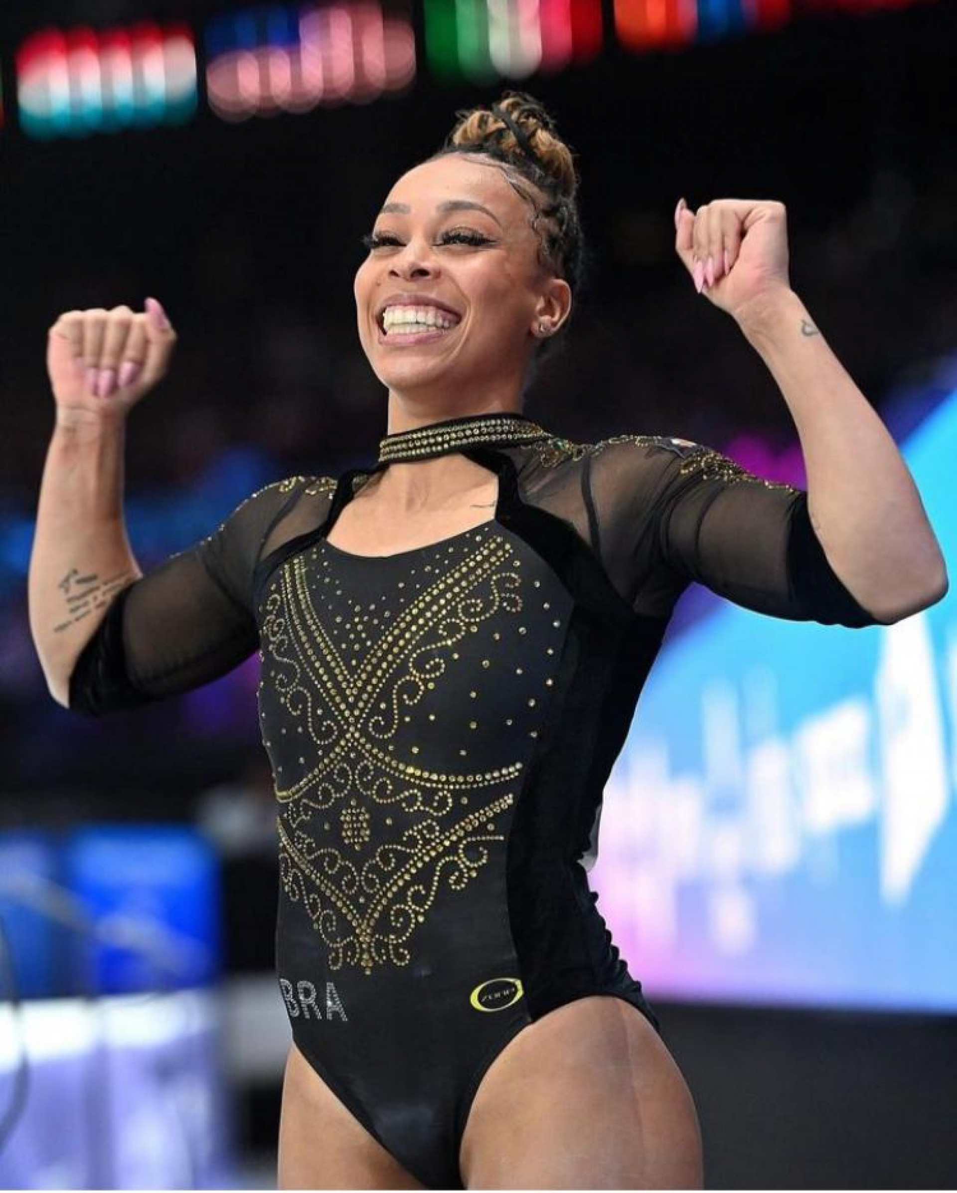 Lorrane Oliveira foi uma das ginastas brasileiras a conquistar a medalha de bronze inédita nos Jogos Olímpicos - Reprodução / Instagram