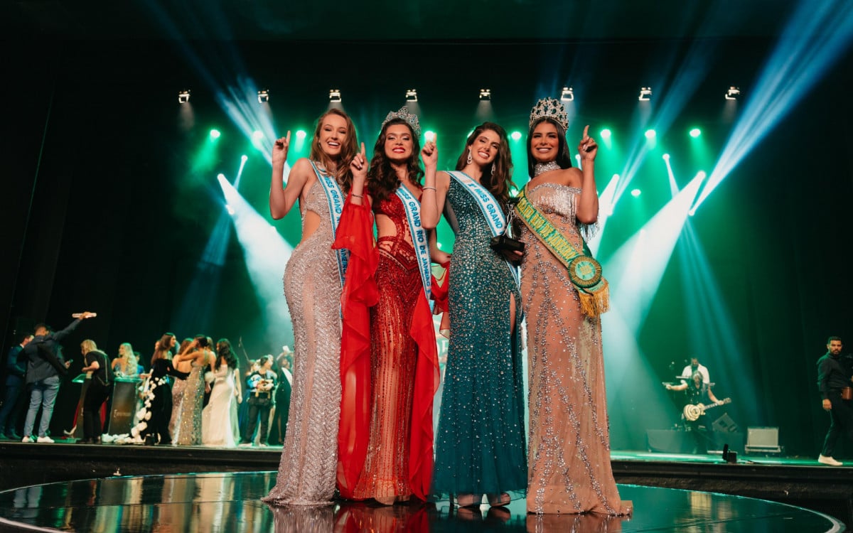 As vencedoras do concurso Miss Grand Rio de Janeiro - Bruna Basílio