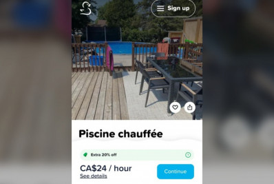 Mulher encontra estranhos nadando na piscina após ex-dono alugá-la em aplicativo
