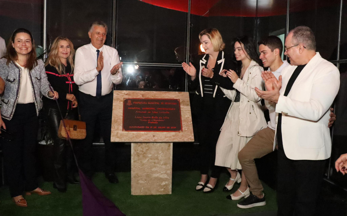 Inauguração Hospital Municipal Universitário de São Vicente