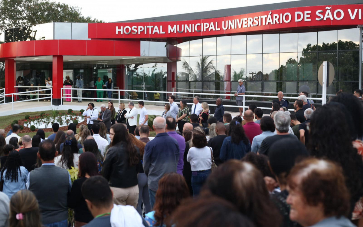 Inauguração Hospital Municipal Universitário de São Vicente