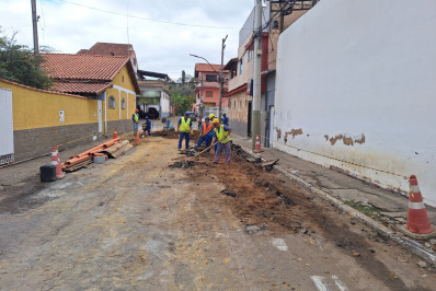 Obras são iniciadas em mais um trecho do Sistema de Esgotamento Sanitário da ETE Centro