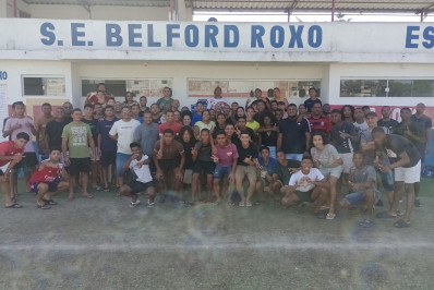 Jovens assinam contrato para atuarem pelo Belford Roxo no Carioca A2 Sub-15 e Sub-17