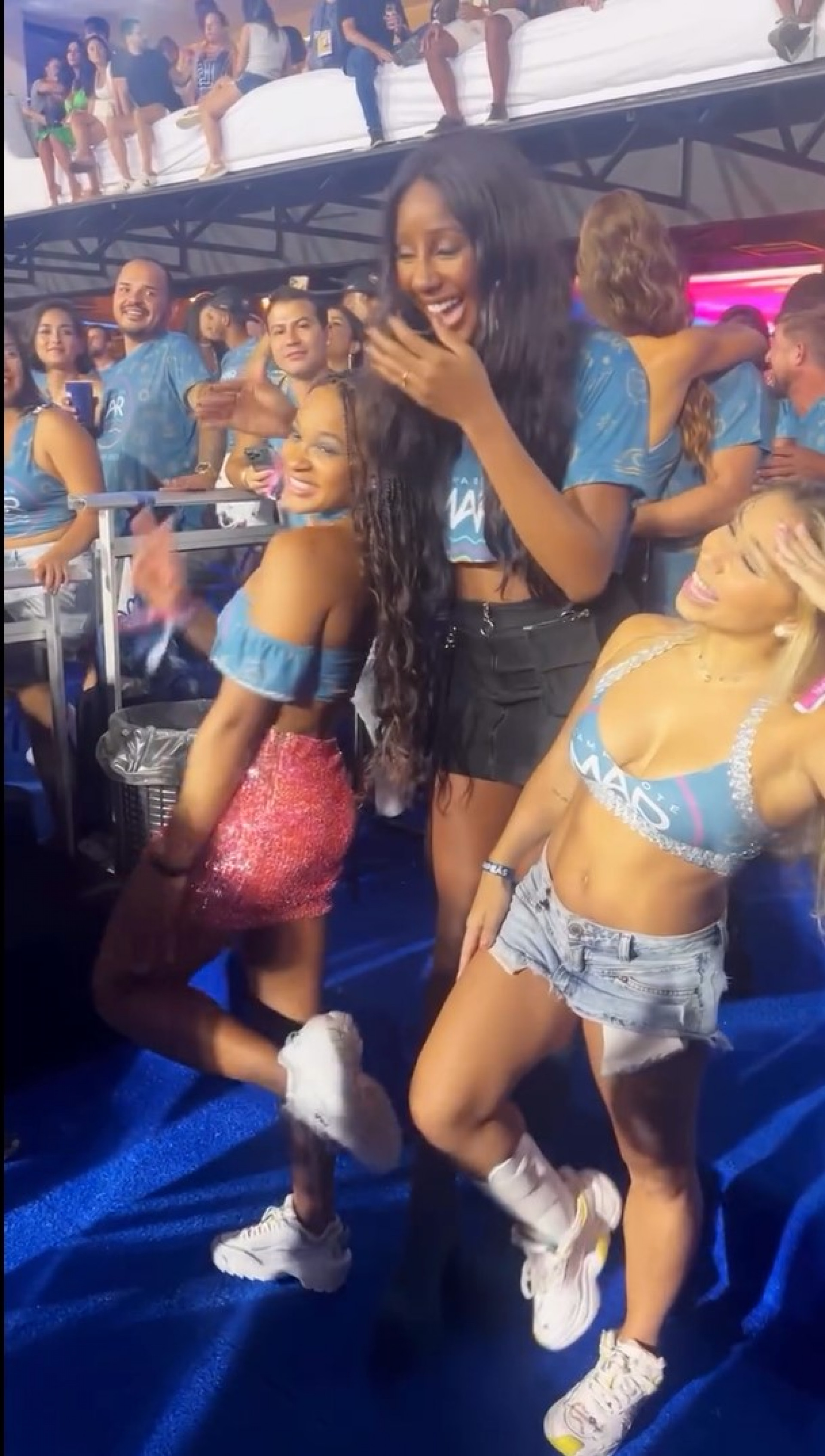 Camilla de Lucas brinca com altura de Rebeca Andrade e Flavia Saraiva - Reprodução / Instagram