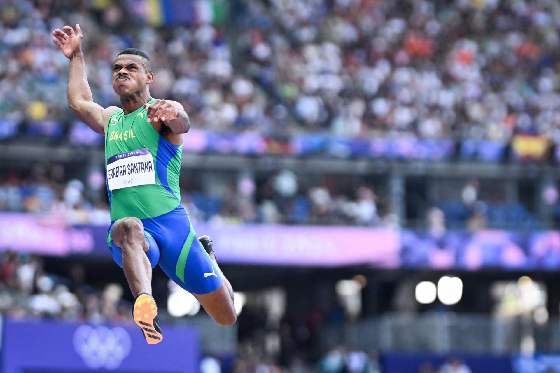 Fernando Balotelli fechou o primeiro dia do decatlo em 17&ordm; lugar - Kirill Kudryavtsev / AFP