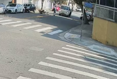 SP: homem reage a assalto e suspeito é atropelado por caminhão