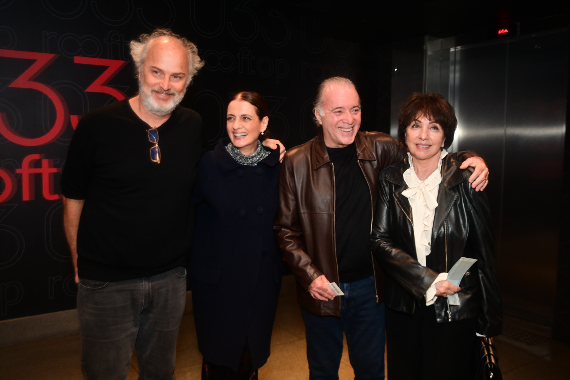 Luiz Villaça, Denise Fraga, Tony Ramos e Lidiane  - Leo Franco/ Agnews