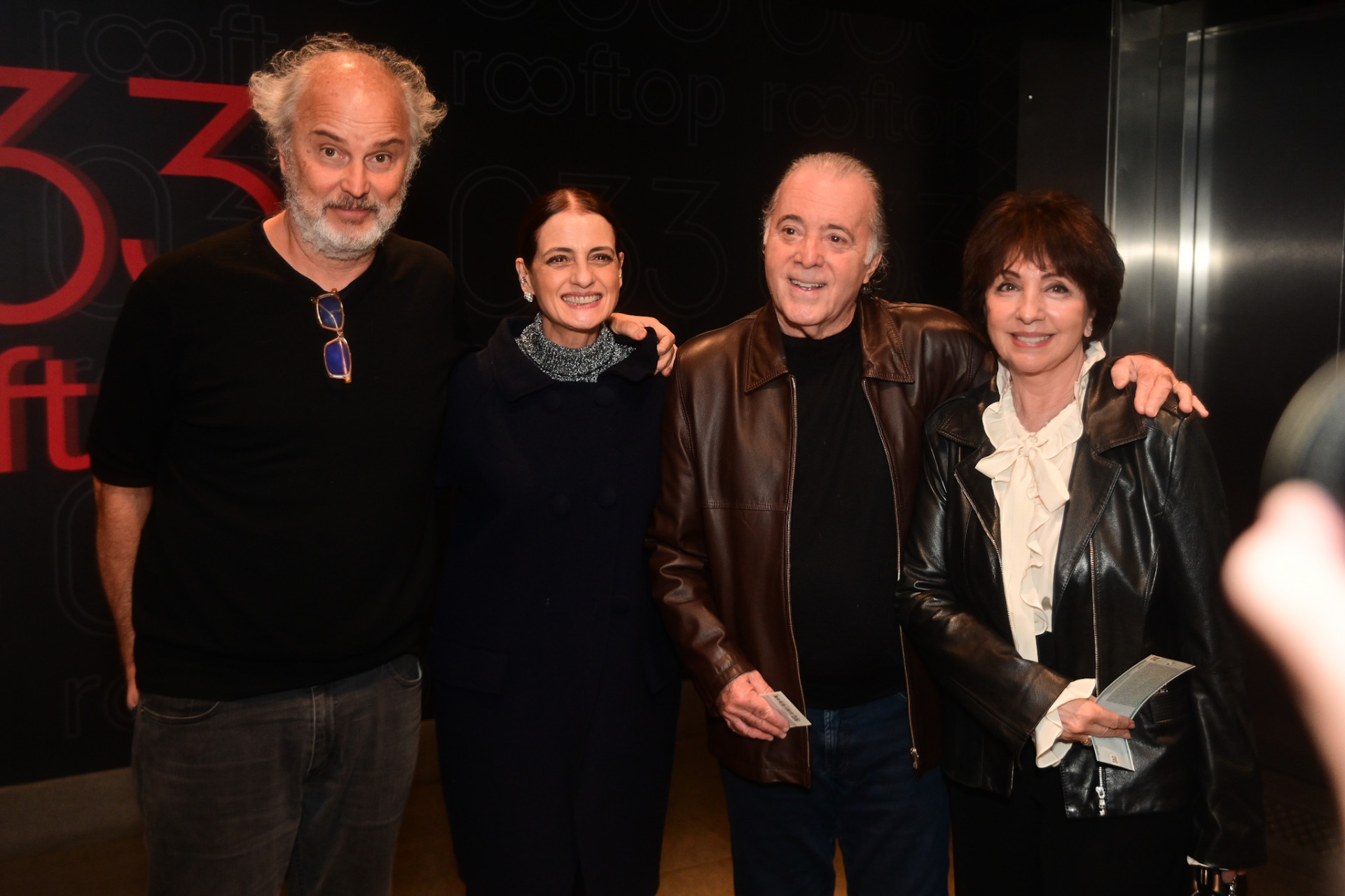 Luiz Villaça, Denise Fraga, Tony Ramos e Lidiane  - Leo Franco/ Agnews