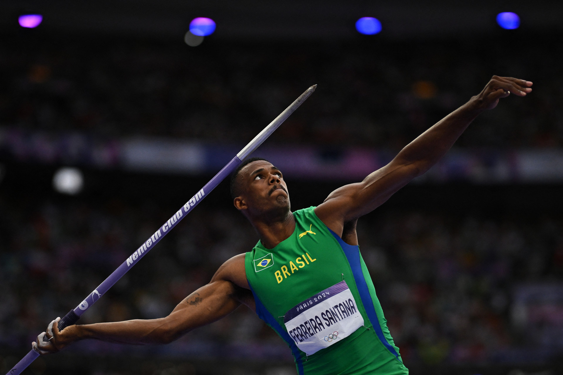 Fernando Ferreira, o Balotelli, terminou em 14&ordm; no decatlo - Ben Stansall / AFP