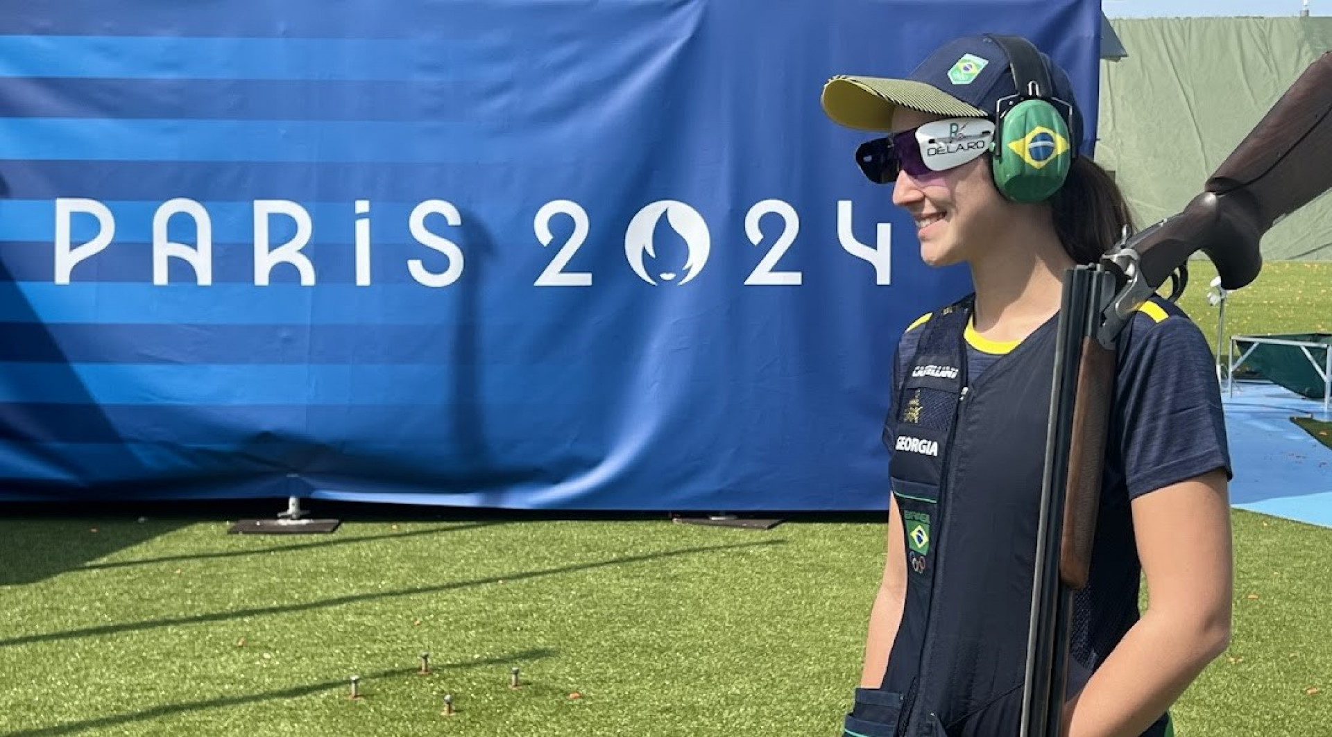 Georgia Furquim estreou em Olimp&iacute;adas nos Jogos de Paris 2024 em 28&ordm; lugar no skeet feminino do tiro esportivo - Divulga&ccedil;&atilde;o / CBTE