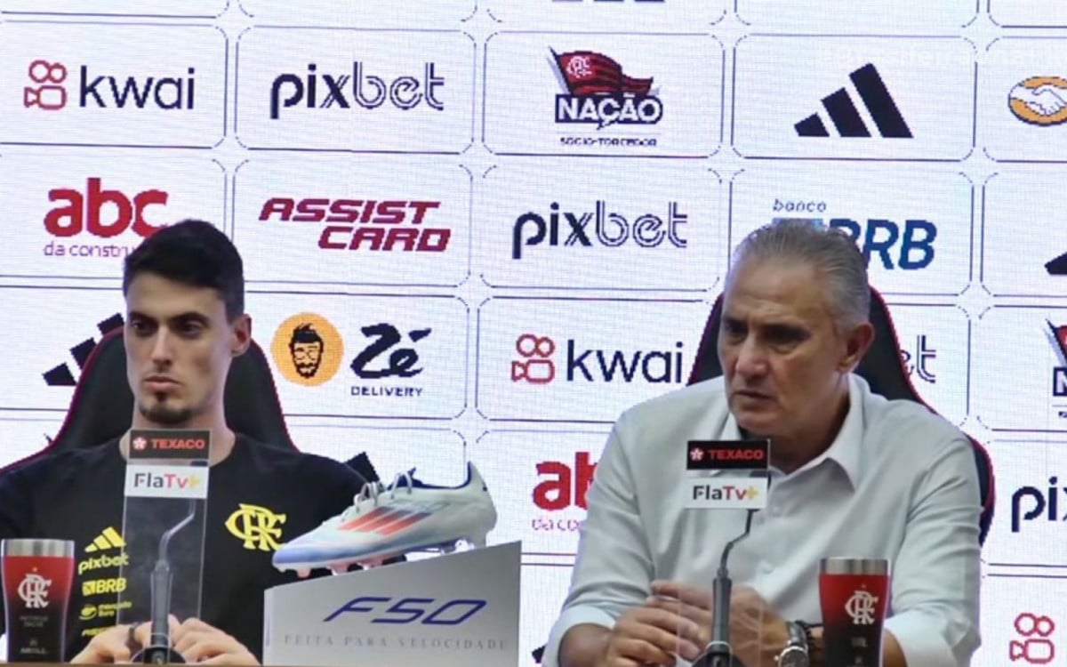 Entrevista coletiva de Tite após a derrota para o São Paulo - Reprodução/FlaTV