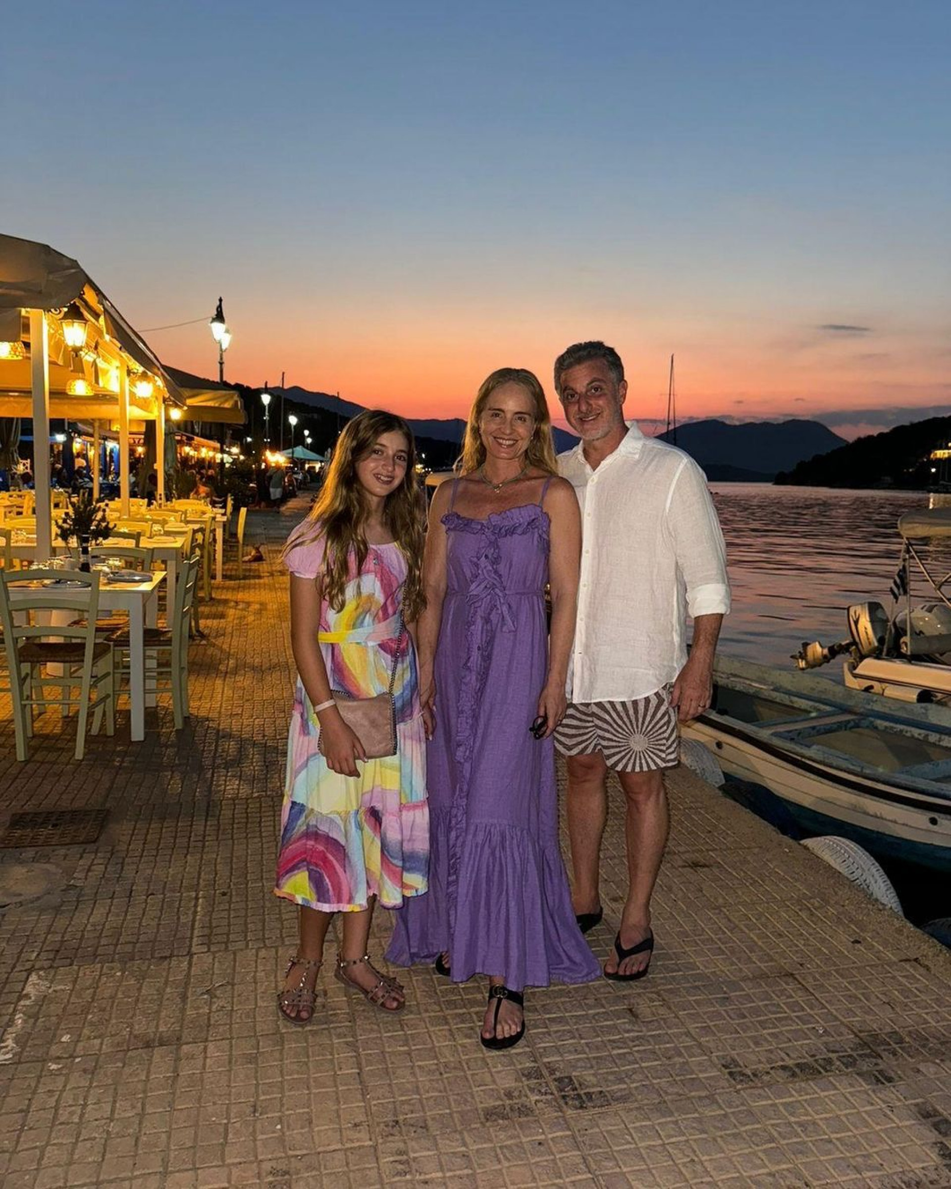 Eva, Angélica e Luciano Huck  - Reprodução / Instagram 