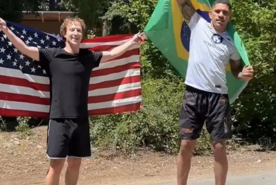 Alex Poatan e Mark Zuckerberg fazem vídeo hilário sobre Olimpíadas; assista