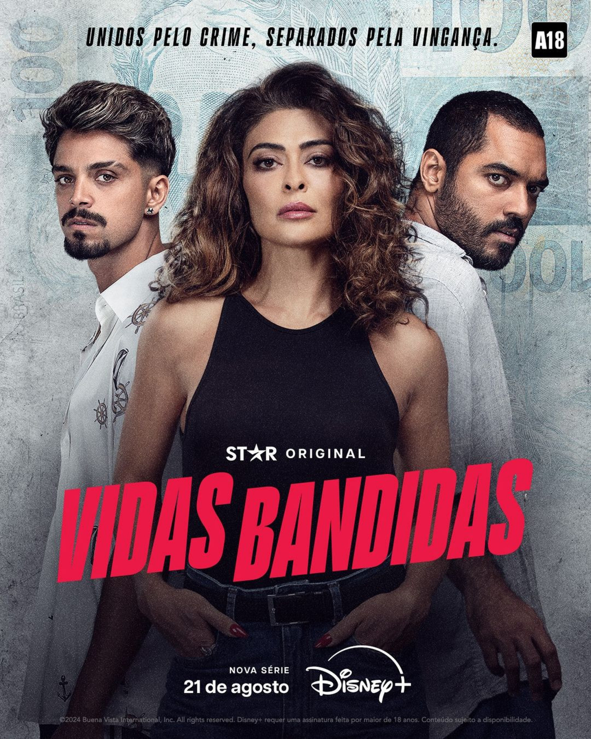Nova série, 'Vidas Bandidas', com Juliana Paes, Rodrigo Simas e Thomas Aquino ganha trailer
- Reprodução / Instagram