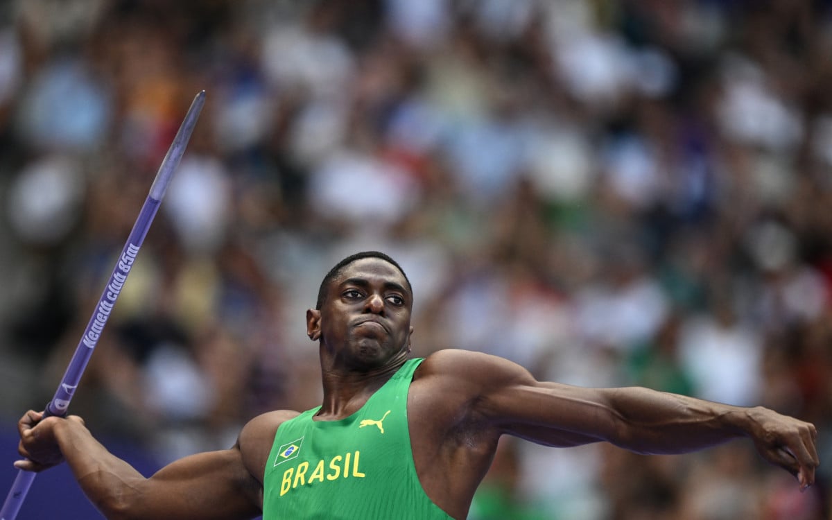 Luiz Maurício bateu recorde sul-americano de lançamento de dardo - AFP