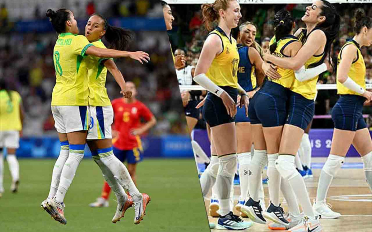 Brasil nos Jogos Ol&iacute;mpicos: futebol feminino volta &agrave; final ap&oacute;s 16 anos; v&ocirc;lei segue forte pelo tri
