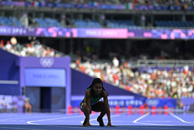 Tiffani Marinho termina em último na repescagem e é eliminada nos 400m