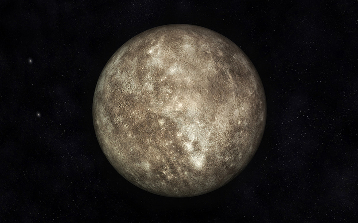 Digital 3D Illustration of the Planet Mercury