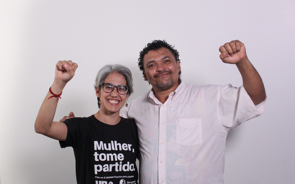 Juliete Pantoja e Vin&iacute;cius Benevides formam a chapa da UP - Divulga&ccedil;&atilde;o