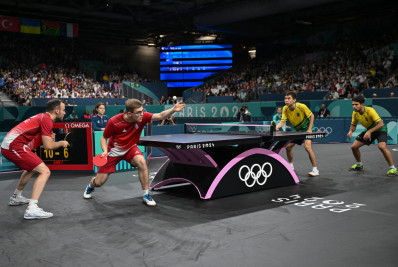 Brasil é arrasado pela França e se despede de Paris no tênis de mesa