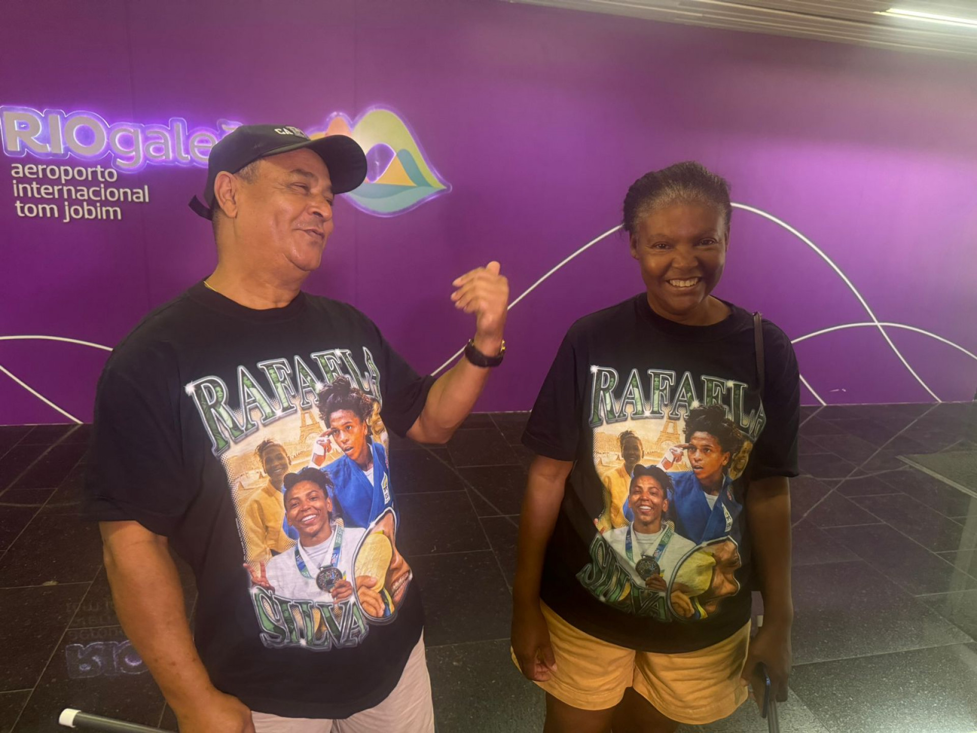 Luiz Carlos e Zenilda, pais da Rafaela Silva - Gabriel Salotti / Agência O Dia