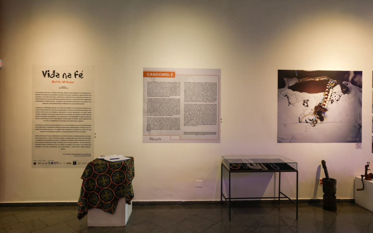 Exposição sobre Bangbala - Renan Areias / Agência O Dia