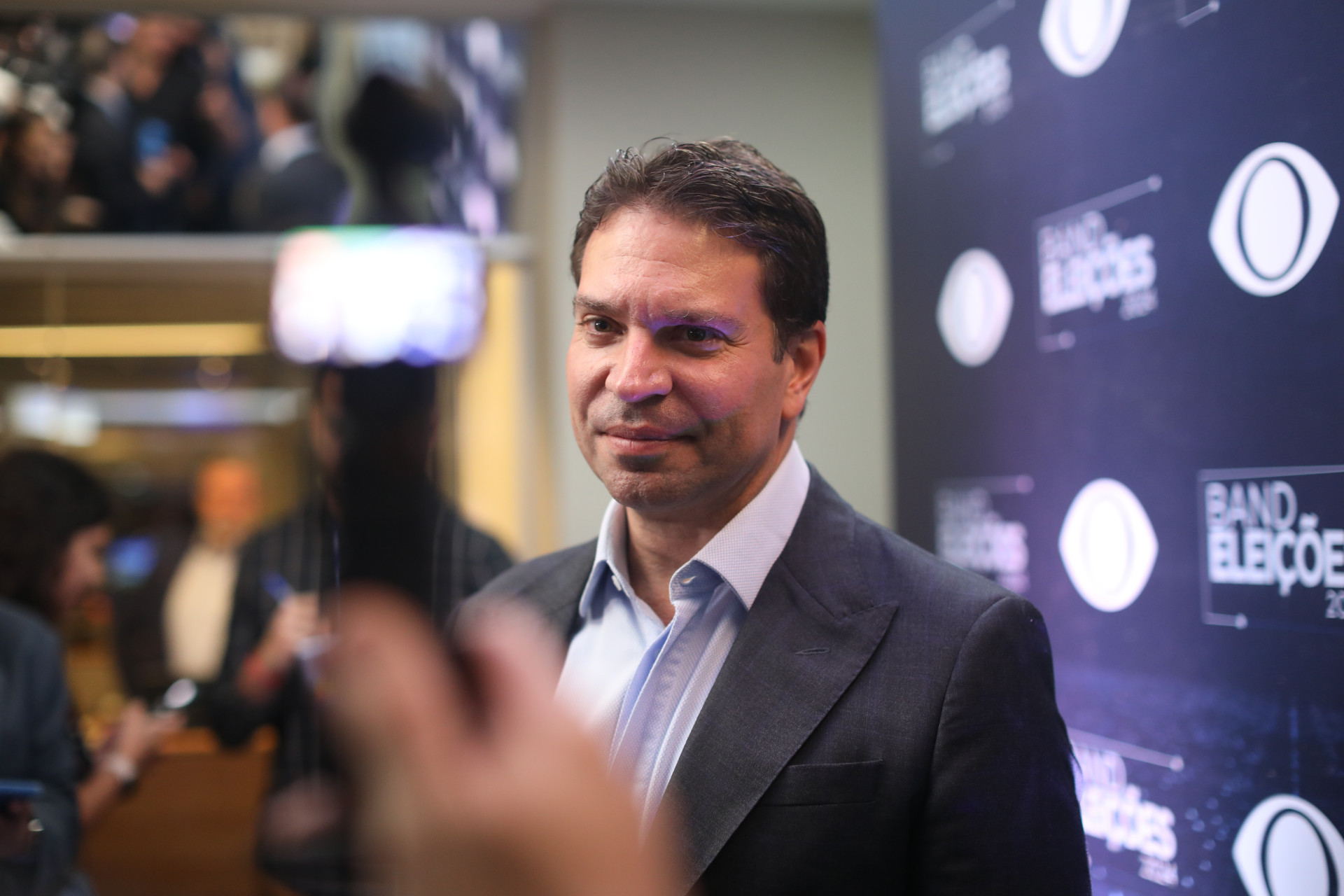 Debate na Band de candidatos a prefeitura do Rio. Foto: Pedro Teixeira/ Agência O Dia .  - Pedro Teixeira/ Agência O Dia