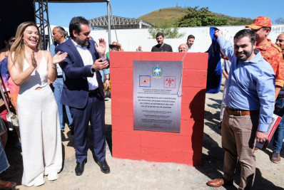 Pedra fundamental de unidade do Corpo de Bombeiros em Magé é lançada