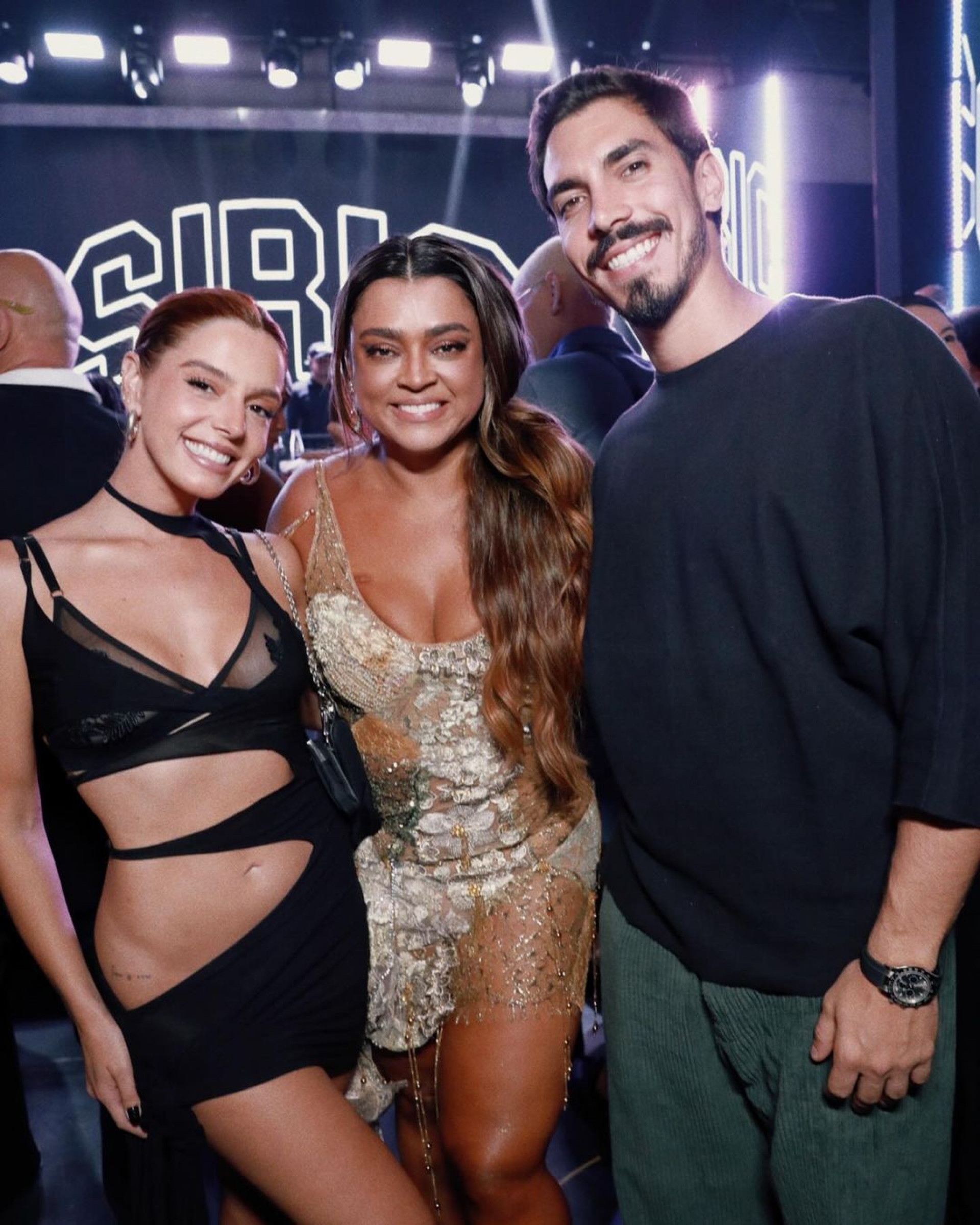 Preta Gil, Giovanna Lancellotti e Gabriel David  - Reprodução / Instagram 