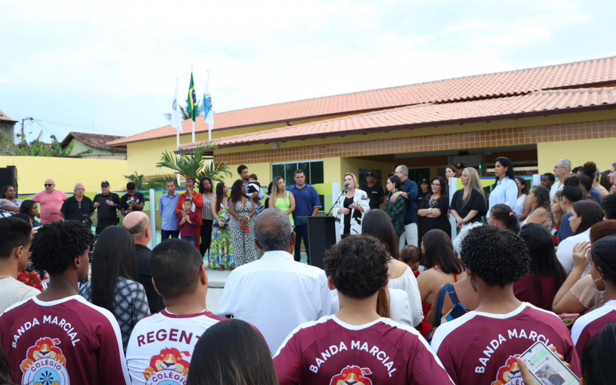 Inauguração da Escola Ecológica Municipal Maestro Kiko
