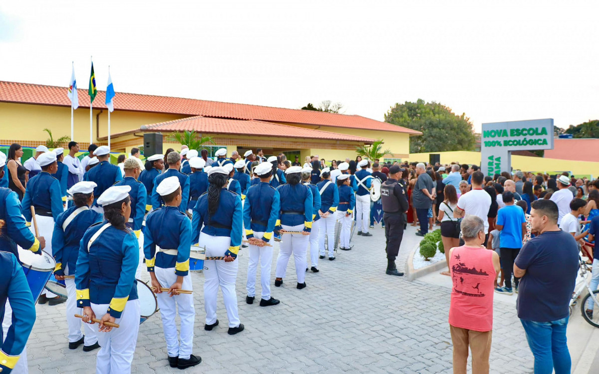 Inauguração da Escola Ecológica Municipal Maestro Kiko
