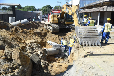 Obras do Governo do Estado do Rio em bairros de Itaboraí entram em fase de conclusão