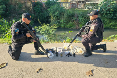 Dupla é presa em flagrante na comunidade da Chatuba